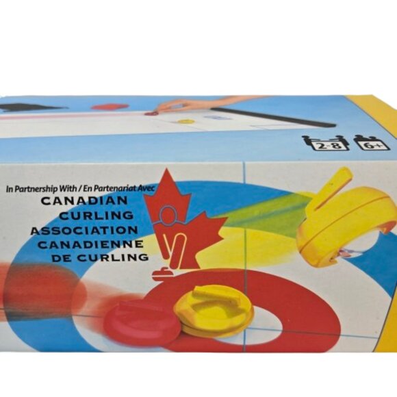 Compact Curling Tabletop Curling Game Canadian Curling Association Curling Rocks - Picture 1 of 9